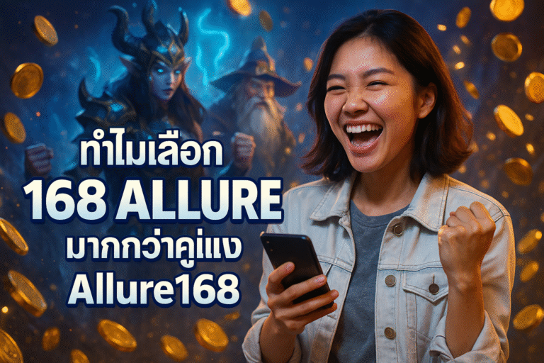 ทำไมเลือก 168 ALLURE มากกว่าคู่แข่ง Allure168