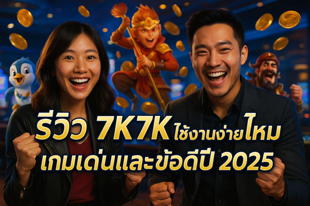 รีวิว 7K7K ใช้งานง่ายไหม เกมเด่นและข้อดีปี 2025