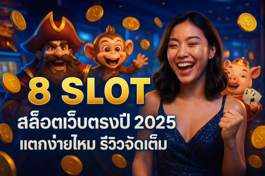 8 SLOT สล็อตเว็บตรงปี 2025 แตกง่ายไหม รีวิวจัดเต็ม