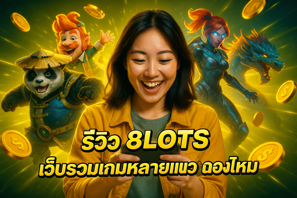 รีวิว 8LOTS เว็บรวมเกมหลายแนว น่าลองไหม